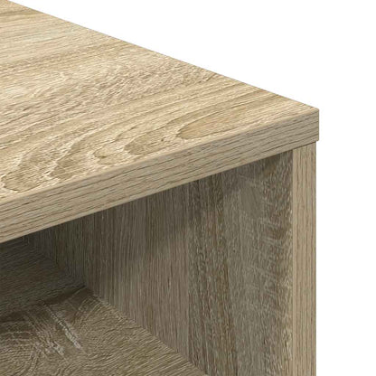 Bokhylle sonoma eik 34x31x80 cm konstruert tre