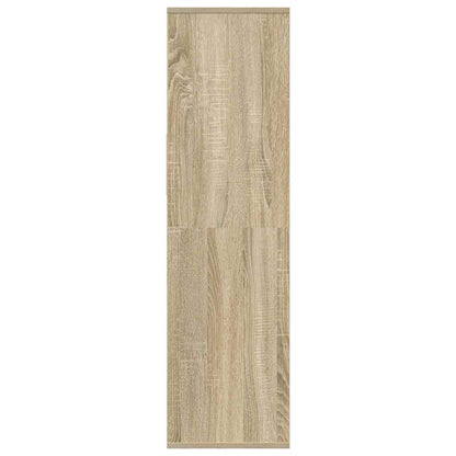 Bokhylle sonoma eik 34x31x112 cm konstruert tre