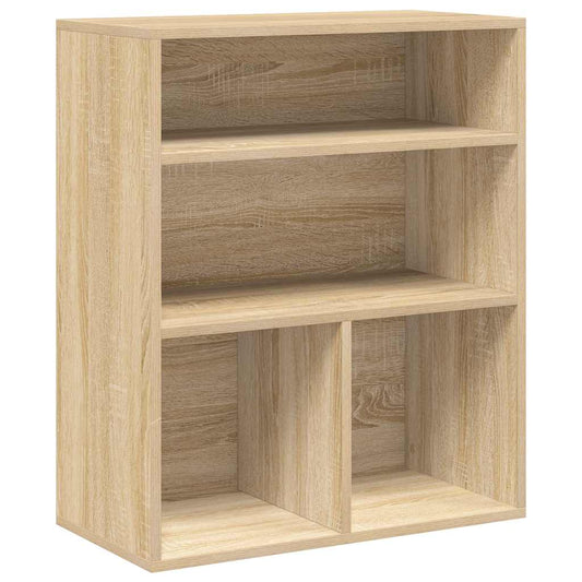 Bokhylle sonoma eik 60x30x71,5 cm konstruert tre