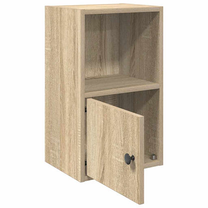 Bokhylle sonoma eik 31x24x52 cm konstruert tre