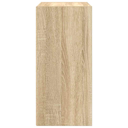 Bokhylle sonoma eik 31x24x52 cm konstruert tre