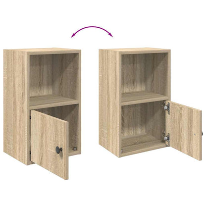 Bokhylle sonoma eik 31x24x52 cm konstruert tre