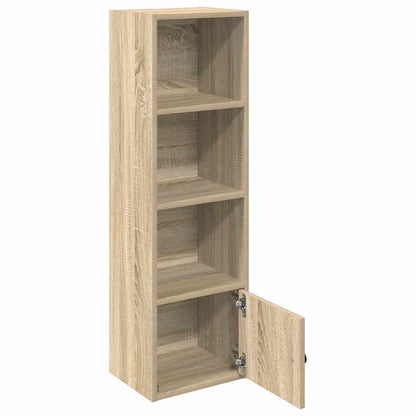 Bokhylle sonoma eik 31x24x102 cm konstruert tre