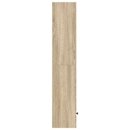 Bokhylle sonoma eik 31x24x127 cm konstruert tre
