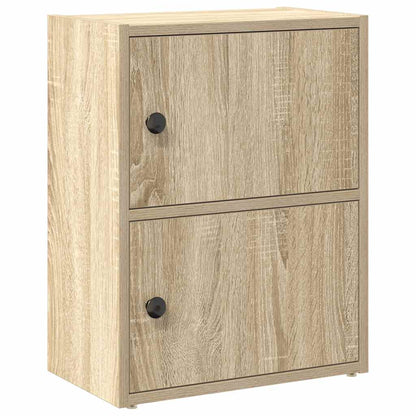 Bokhylle sonoma eik 40x24x52 cm konstruert tre