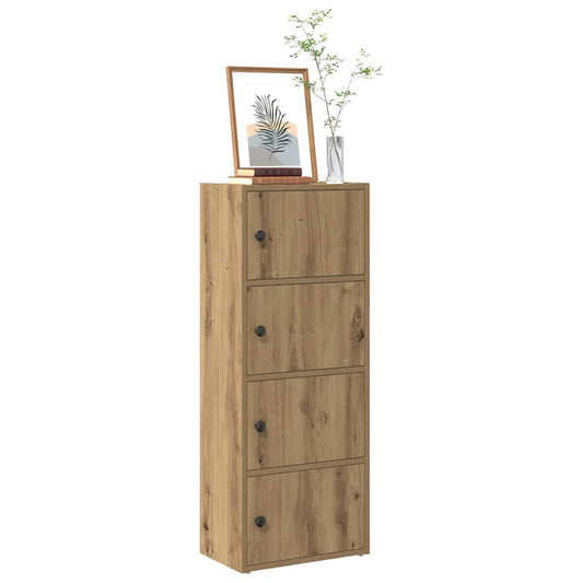 Bokhylle artisan eik 40x24x102 cm konstruert tre