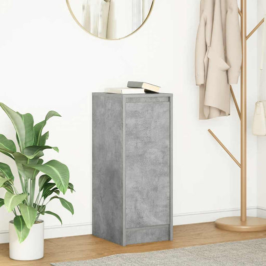 Skjenk betonggrå 29,5x34x76 cm konstruert tre
