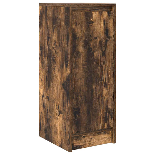Skjenk røkt eik 29,5x34x76 cm konstruert tre