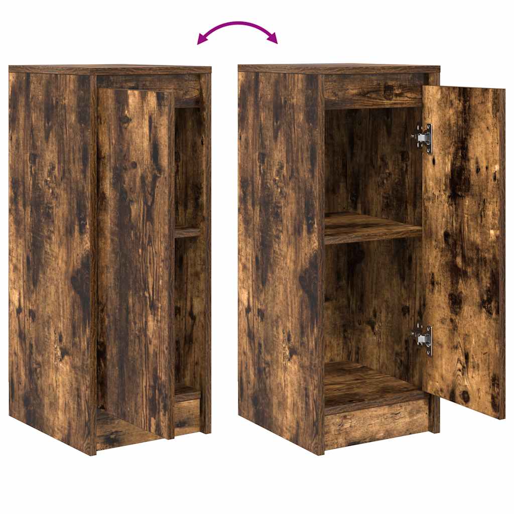 Skjenk røkt eik 29,5x34x76 cm konstruert tre