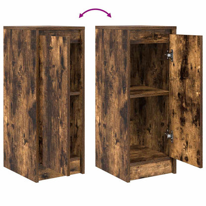 Skjenk røkt eik 29,5x34x76 cm konstruert tre