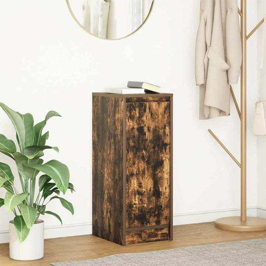 Skjenk røkt eik 29,5x34x76 cm konstruert tre
