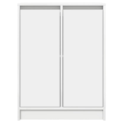 Skjenk hvit 57x34x76 cm konstruert tre