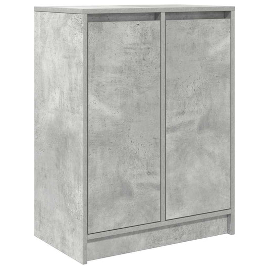 Skjenk betonggrå 57x34x76 cm konstruert tre