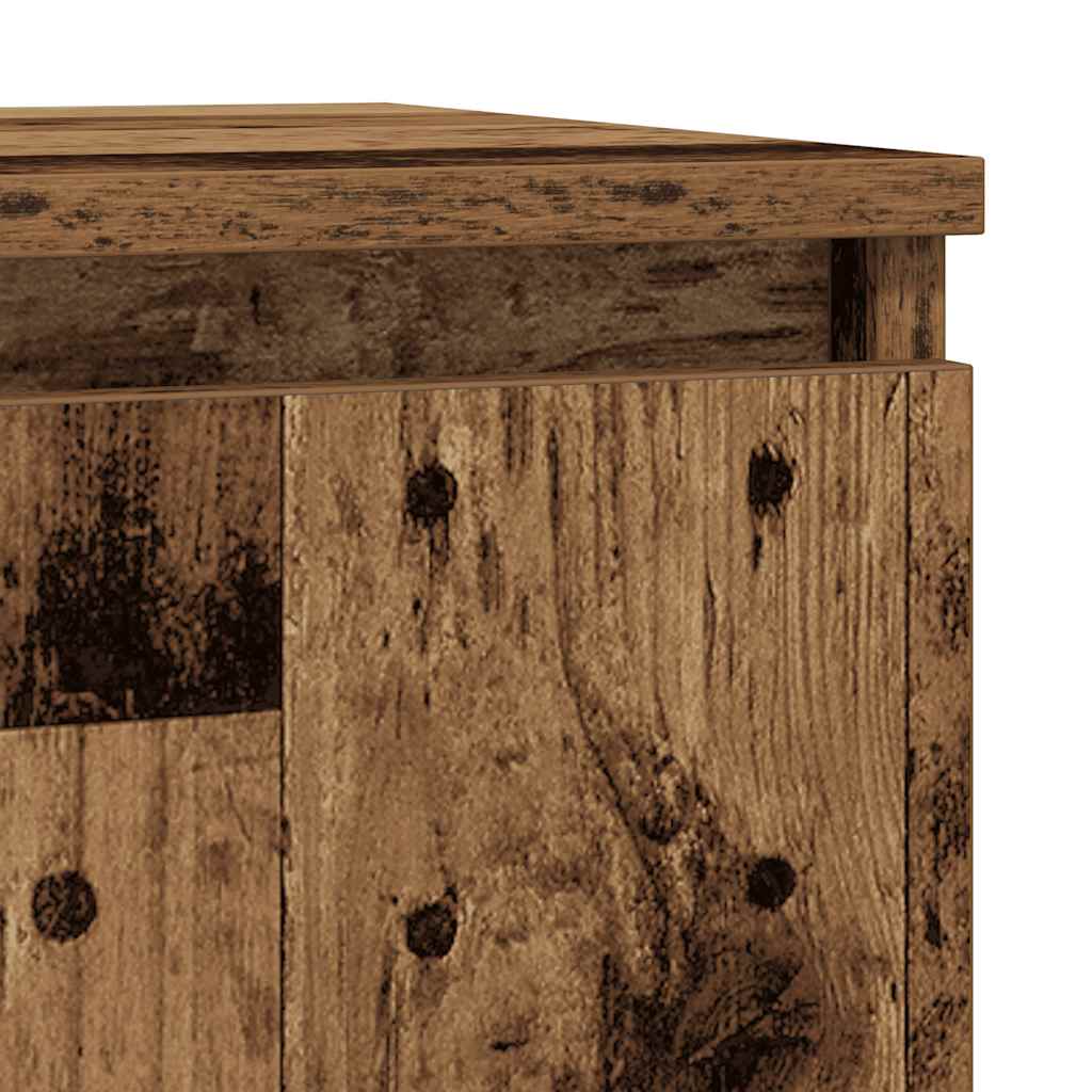Skjenk gammelt tre 57x34x76 cm konstruert tre