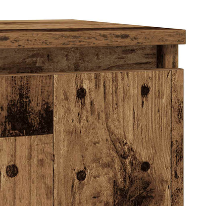 Skjenk gammelt tre 57x34x76 cm konstruert tre