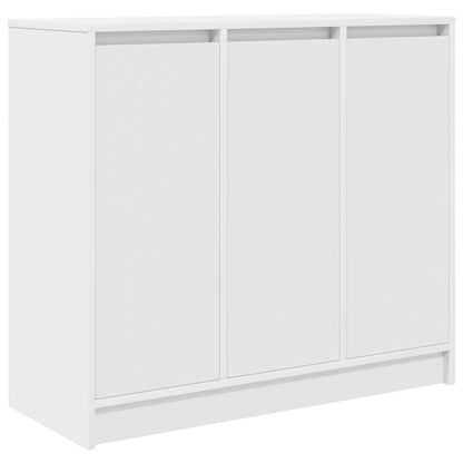Skjenk hvit 85x34x76 cm konstruert tre