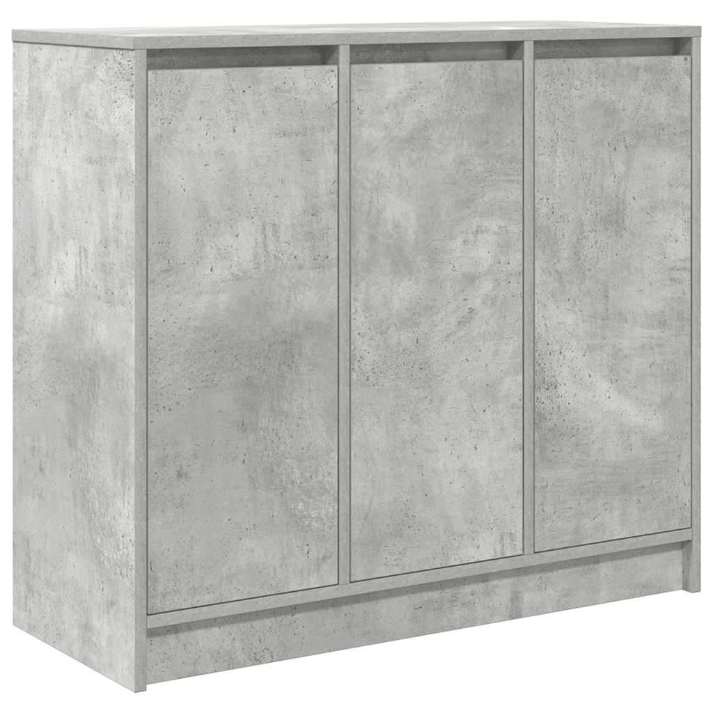 Skjenk betonggrå 85x34x76 cm konstruert tre
