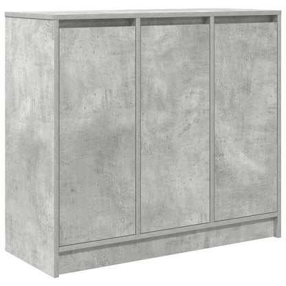 Skjenk betonggrå 85x34x76 cm konstruert tre
