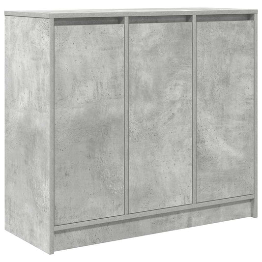 Skjenk betonggrå 85x34x76 cm konstruert tre