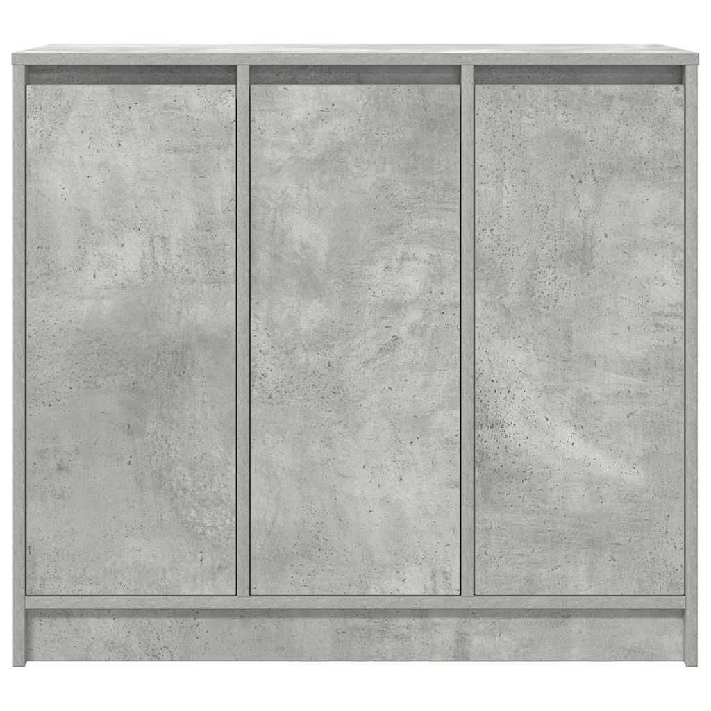 Skjenk betonggrå 85x34x76 cm konstruert tre