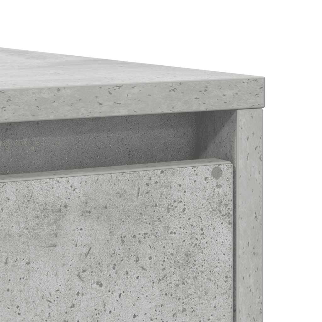 Skjenk betonggrå 85x34x76 cm konstruert tre