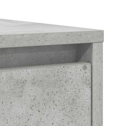 Skjenk betonggrå 85x34x76 cm konstruert tre