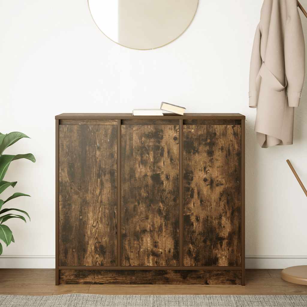 Skjenk røkt eik 85x34x76 cm konstruert tre