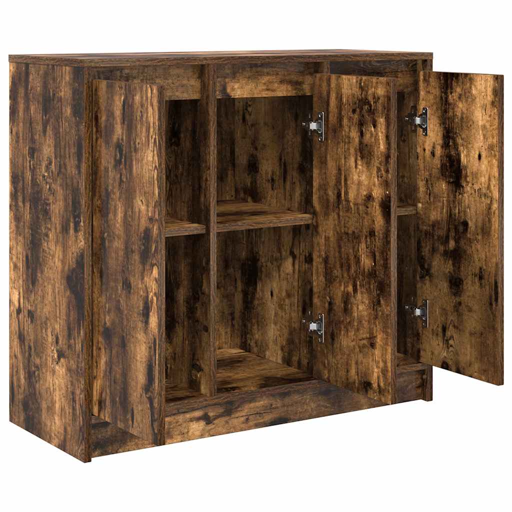 Skjenk røkt eik 85x34x76 cm konstruert tre