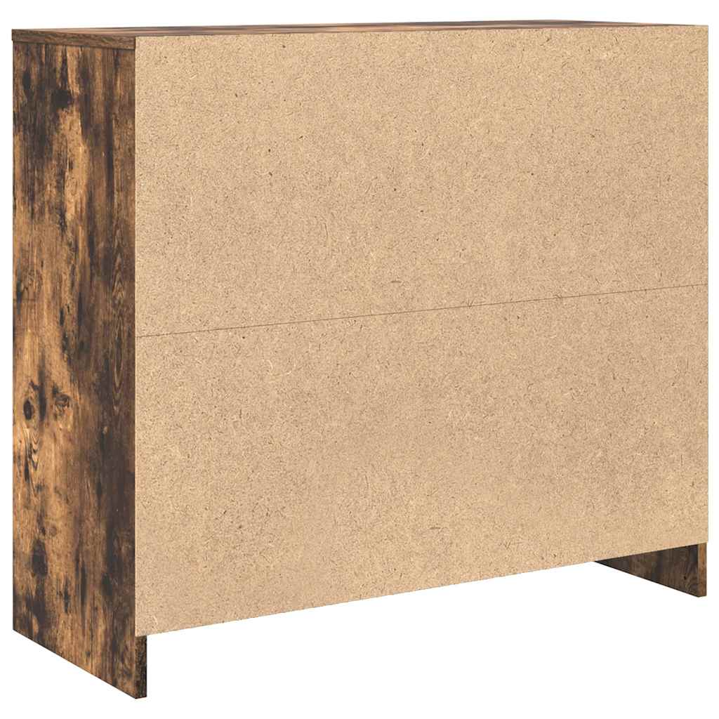 Skjenk røkt eik 85x34x76 cm konstruert tre