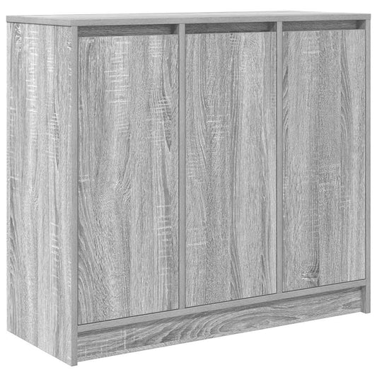 Skjenk grå sonoma 85x34x76 cm konstruert tre