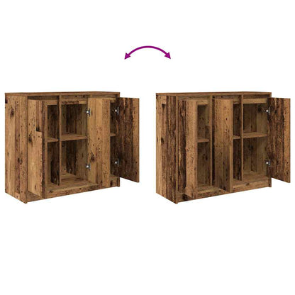 Skjenk gammelt tre 85x34x76 cm konstruert tre