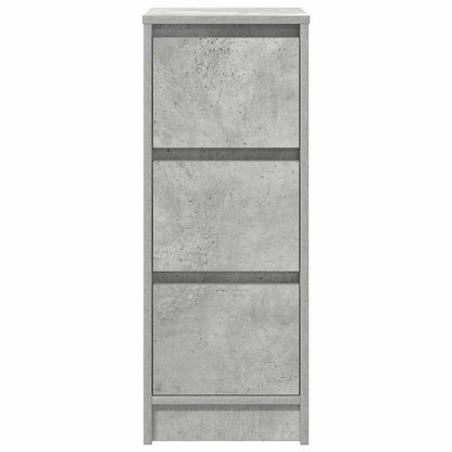 Skjenk betonggrå 29,5x34x76 cm konstruert tre