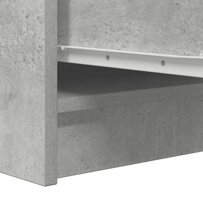 Skjenk betonggrå 29,5x34x76 cm konstruert tre