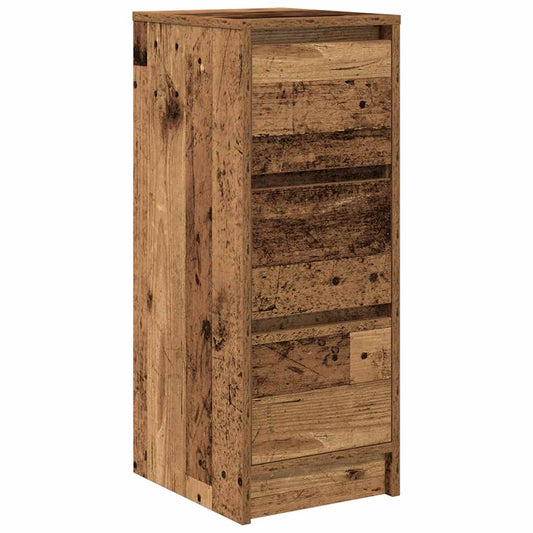Skjenk gammelt tre 29,5x34x76 cm konstruert tre