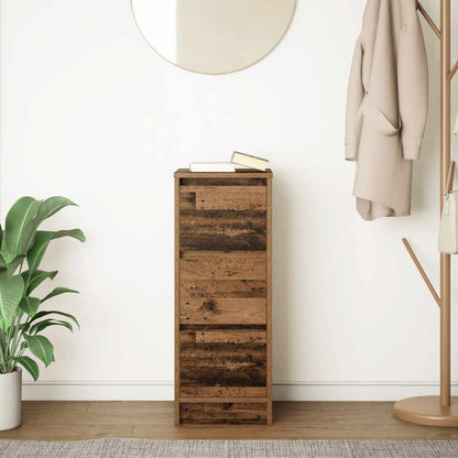 Skjenk gammelt tre 29,5x34x76 cm konstruert tre
