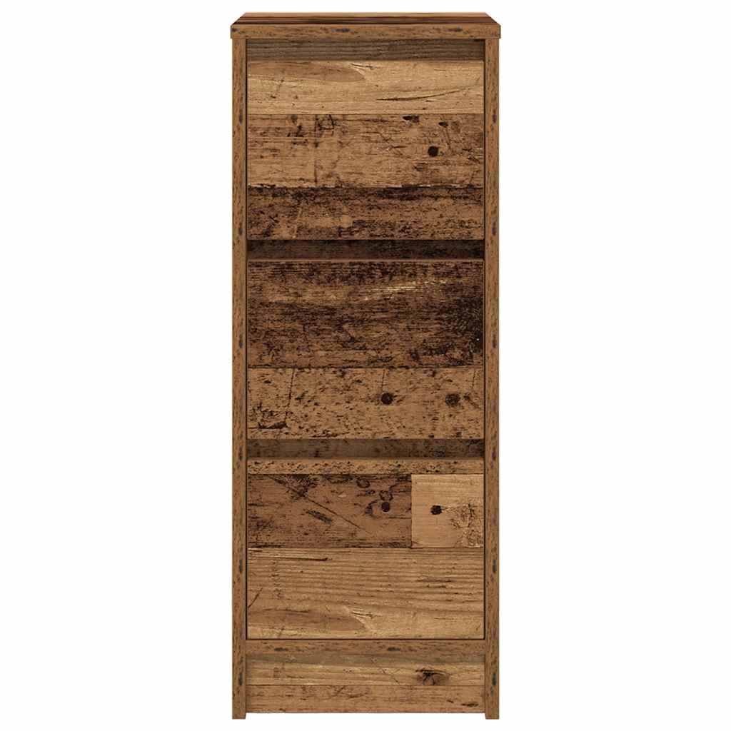 Skjenk gammelt tre 29,5x34x76 cm konstruert tre