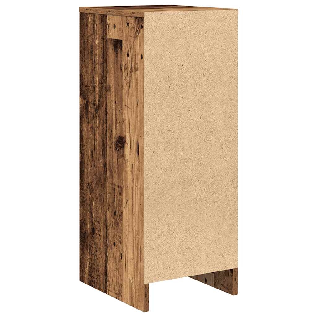 Skjenk gammelt tre 29,5x34x76 cm konstruert tre
