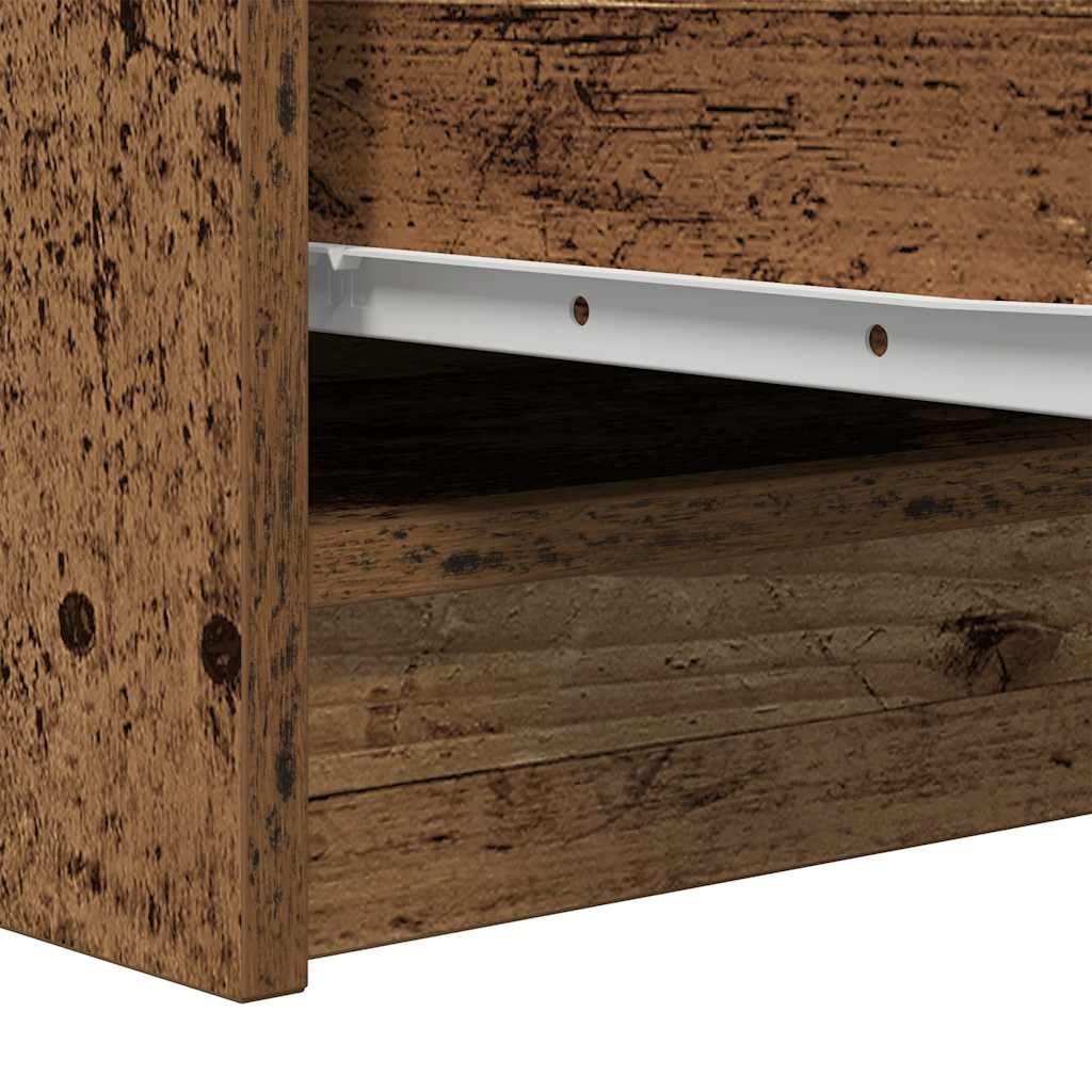 Skjenk gammelt tre 29,5x34x76 cm konstruert tre