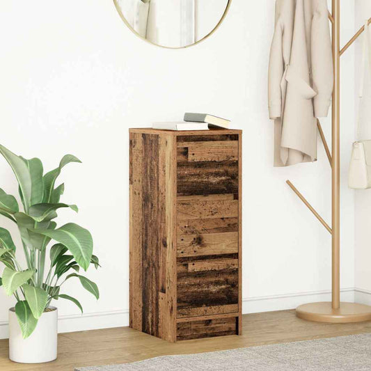 Skjenk gammelt tre 29,5x34x76 cm konstruert tre