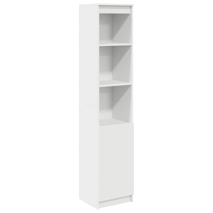 Høybord hvit 37,5x35x180 cm konstruert tre