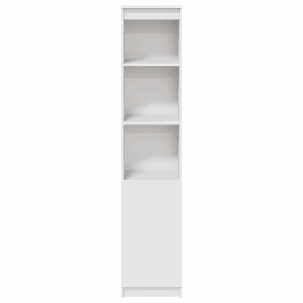 Høybord hvit 37,5x35x180 cm konstruert tre