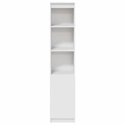 Høybord hvit 37,5x35x180 cm konstruert tre