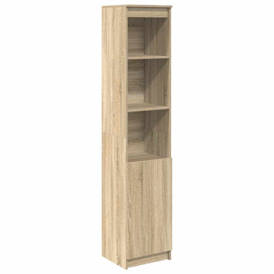 Høybord sonoma eik 37,5x35x180 cm konstruert tre