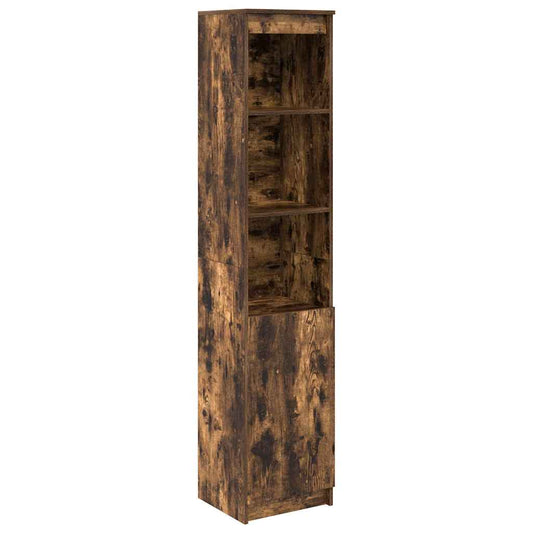 Høybord røkt eik 37,5x35x180 cm konstruert tre