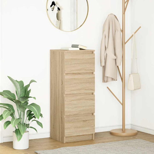 Skjenk sonoma eik 37,5x35x99 cm konstruert tre