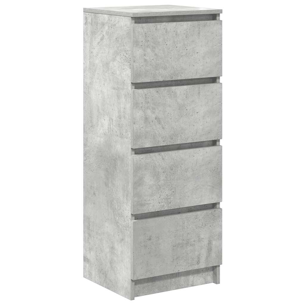 Skjenk betonggrå 37,5x35x99 cm konstruert tre
