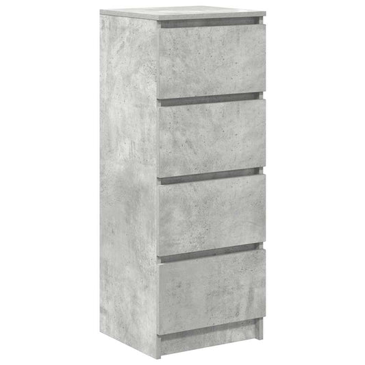 Skjenk betonggrå 37,5x35x99 cm konstruert tre