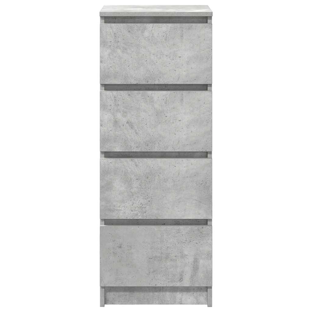 Skjenk betonggrå 37,5x35x99 cm konstruert tre