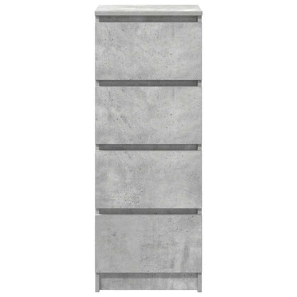 Skjenk betonggrå 37,5x35x99 cm konstruert tre
