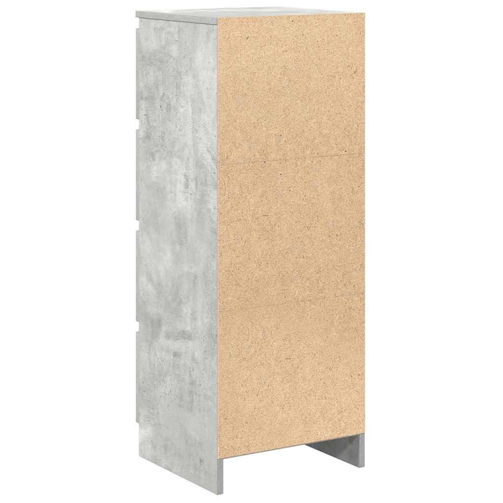 Skjenk betonggrå 37,5x35x99 cm konstruert tre